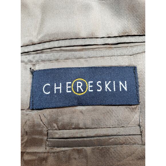 mens sport coat 42R suit jacket 42 regular blazer gray pristine 3 buttons - Picture 7 of 8